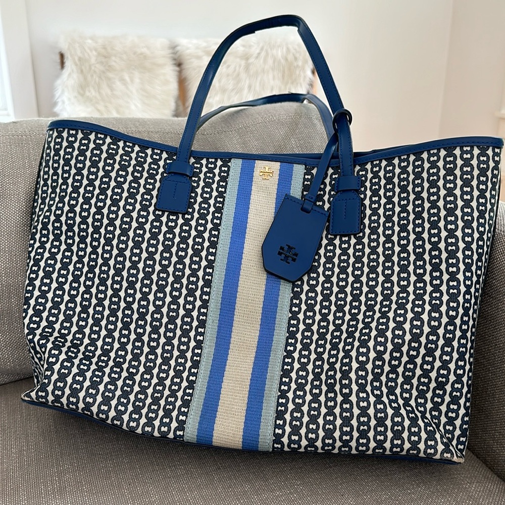 Tory Burch coated canvas shoulder bag